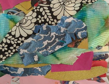 Colourful collage