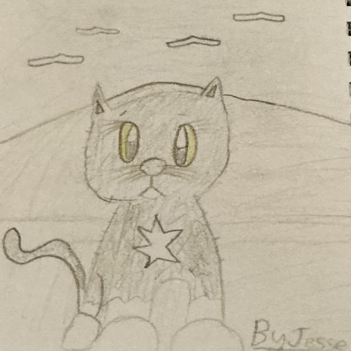 Drawing of a cat 