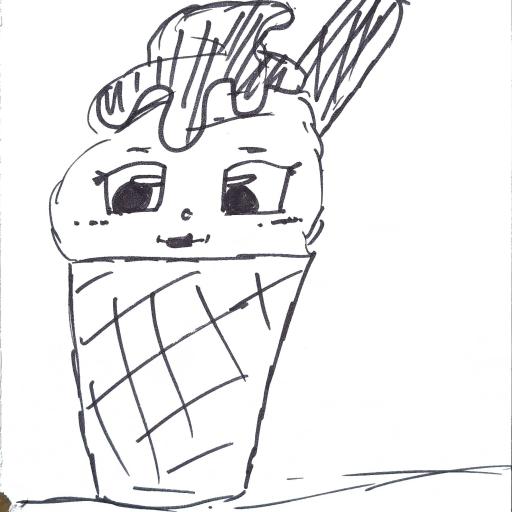 Drawing of ice cream