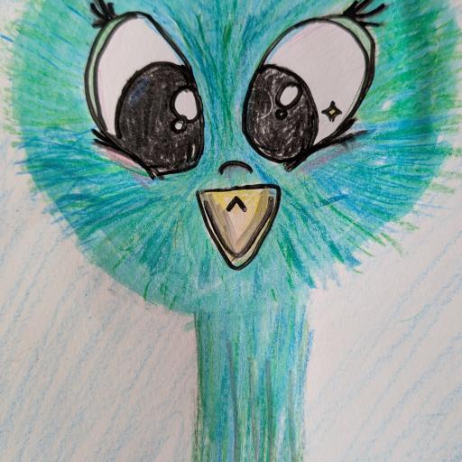 Drawing of a bird